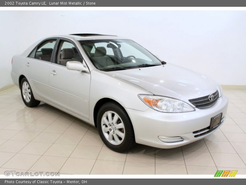 Lunar Mist Metallic / Stone 2002 Toyota Camry LE