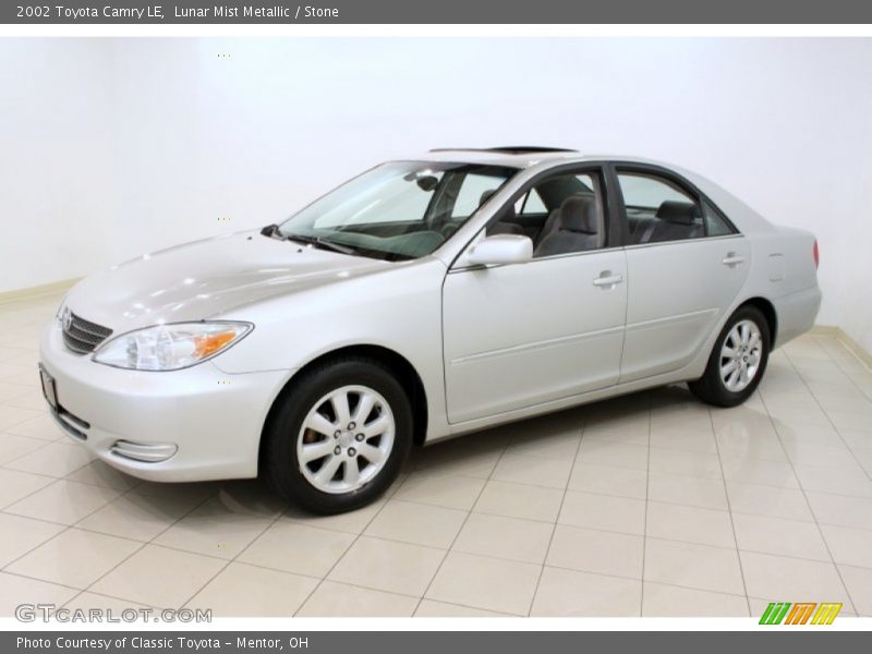 Lunar Mist Metallic / Stone 2002 Toyota Camry LE