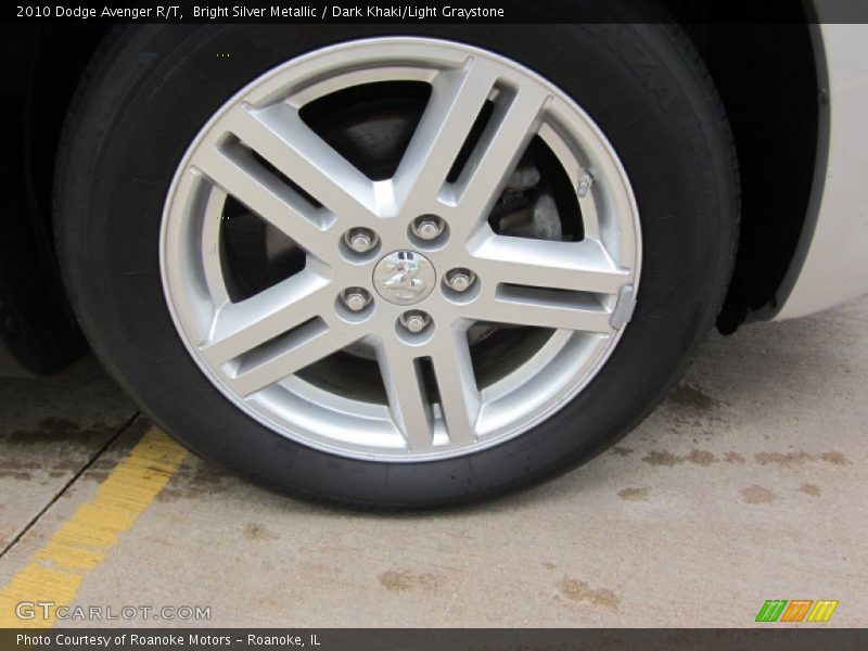 Bright Silver Metallic / Dark Khaki/Light Graystone 2010 Dodge Avenger R/T