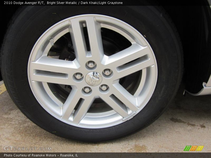 Bright Silver Metallic / Dark Khaki/Light Graystone 2010 Dodge Avenger R/T