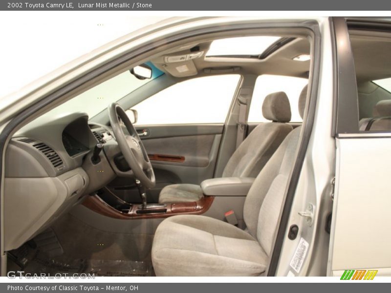 Lunar Mist Metallic / Stone 2002 Toyota Camry LE