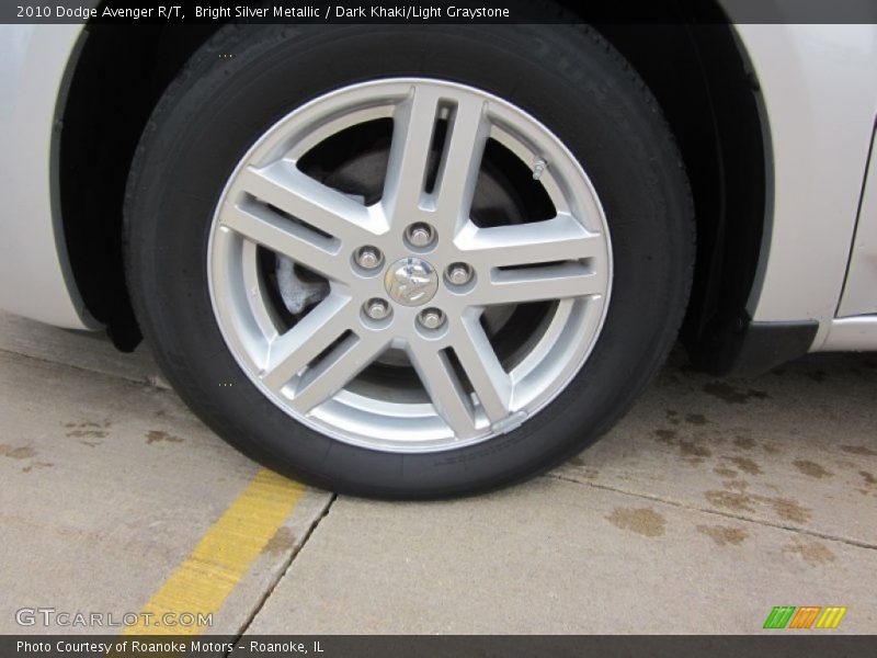 Bright Silver Metallic / Dark Khaki/Light Graystone 2010 Dodge Avenger R/T