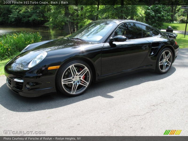 Black / Black 2008 Porsche 911 Turbo Coupe