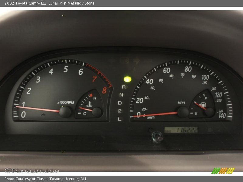 Lunar Mist Metallic / Stone 2002 Toyota Camry LE