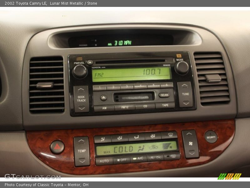 Lunar Mist Metallic / Stone 2002 Toyota Camry LE