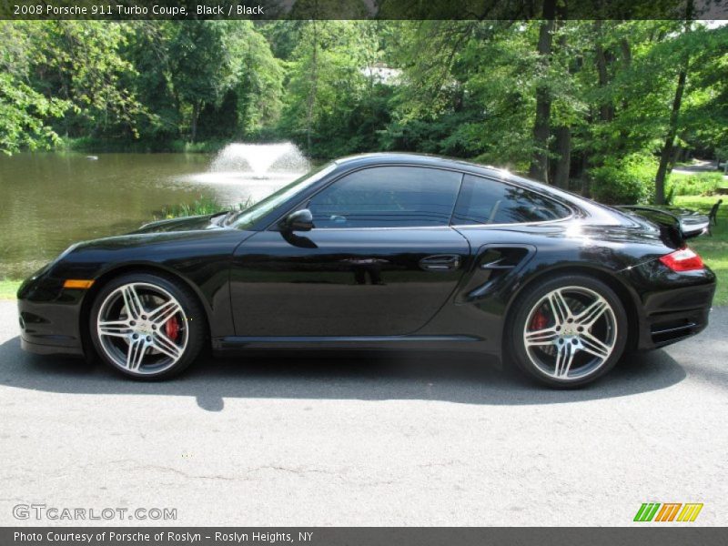 Black / Black 2008 Porsche 911 Turbo Coupe