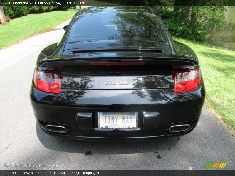 Black / Black 2008 Porsche 911 Turbo Coupe