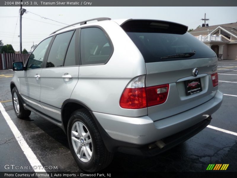 Titanium Silver Metallic / Grey 2004 BMW X5 3.0i