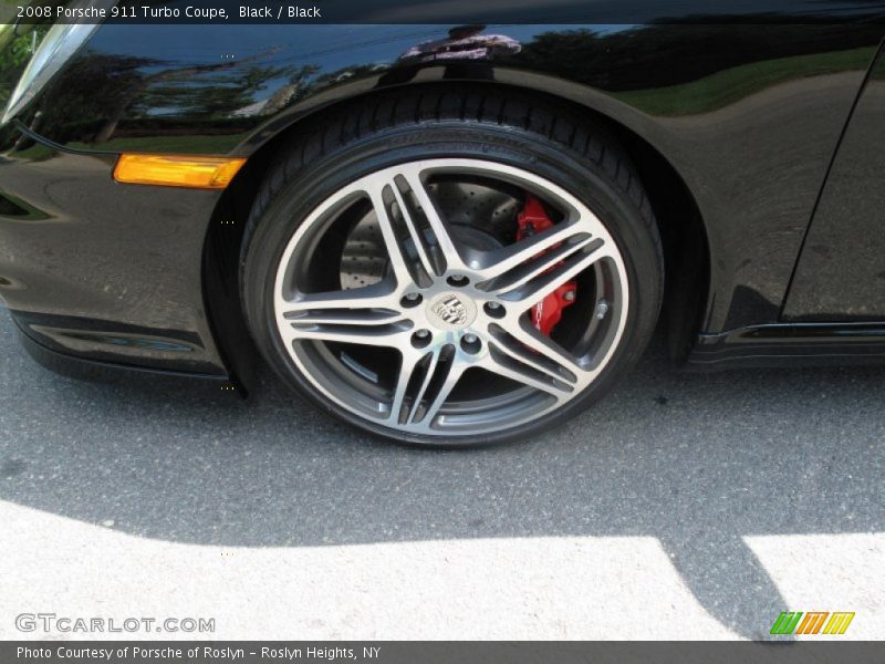 Black / Black 2008 Porsche 911 Turbo Coupe