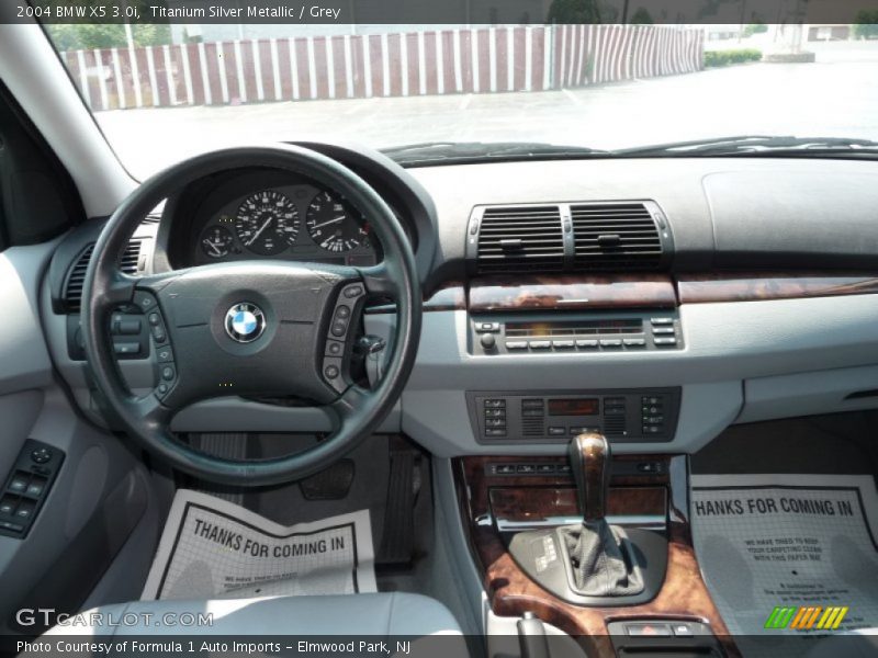 Titanium Silver Metallic / Grey 2004 BMW X5 3.0i