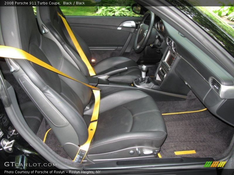 Black / Black 2008 Porsche 911 Turbo Coupe