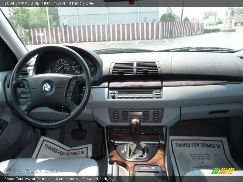 Titanium Silver Metallic / Grey 2004 BMW X5 3.0i