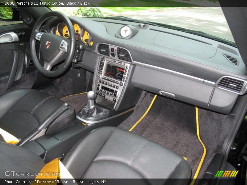 Black / Black 2008 Porsche 911 Turbo Coupe