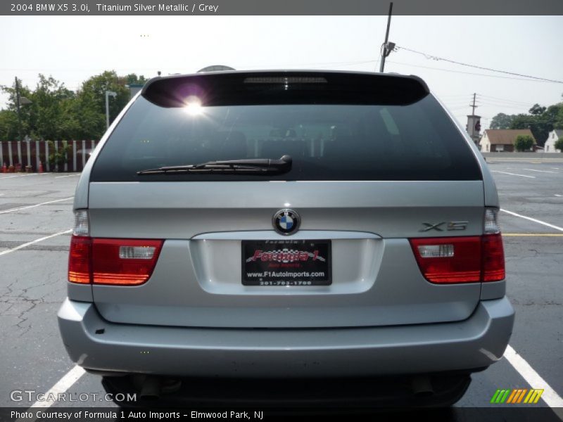 Titanium Silver Metallic / Grey 2004 BMW X5 3.0i