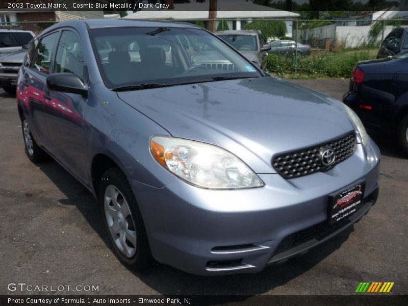 Cosmic Blue Metallic / Dark Gray 2003 Toyota Matrix