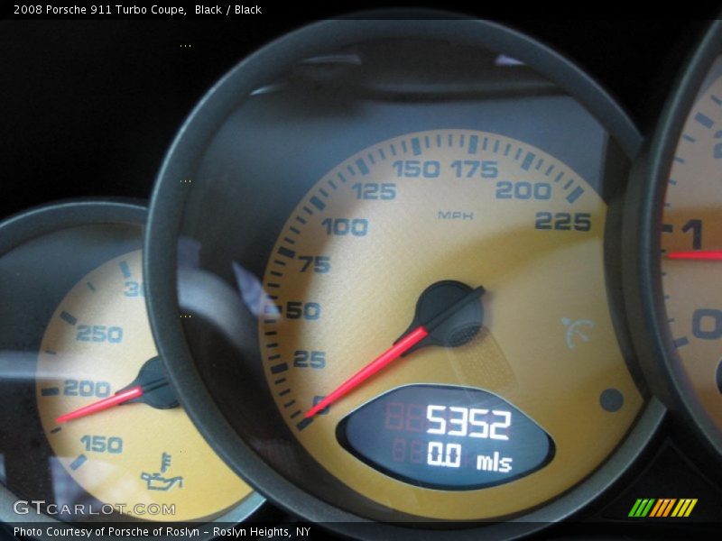 Black / Black 2008 Porsche 911 Turbo Coupe