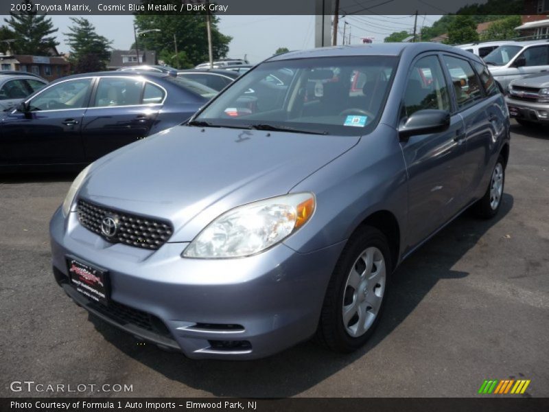 Cosmic Blue Metallic / Dark Gray 2003 Toyota Matrix