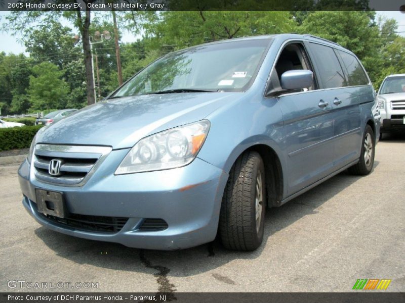 Ocean Mist Metallic / Gray 2005 Honda Odyssey EX