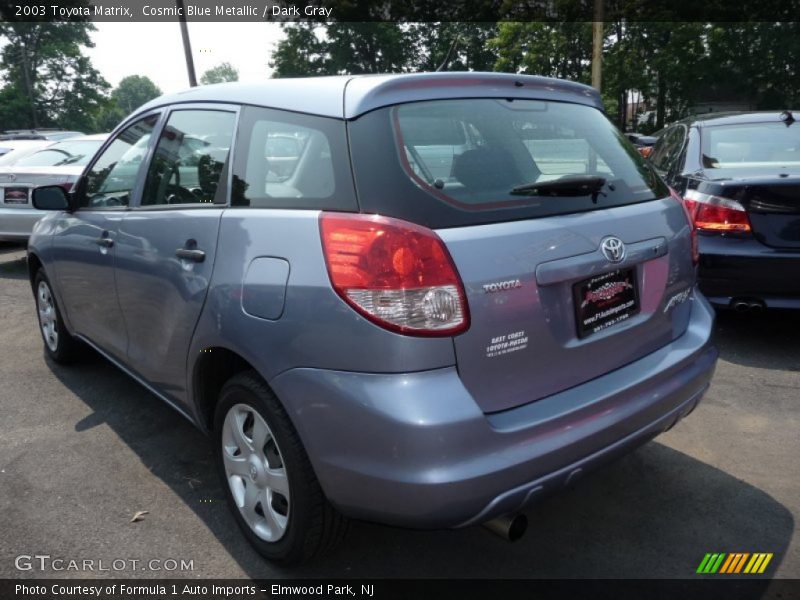 Cosmic Blue Metallic / Dark Gray 2003 Toyota Matrix