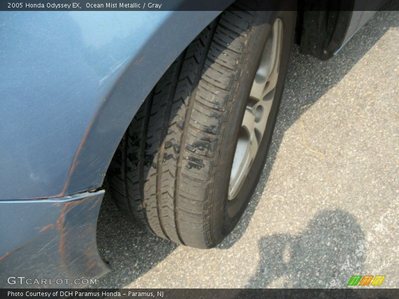 Ocean Mist Metallic / Gray 2005 Honda Odyssey EX