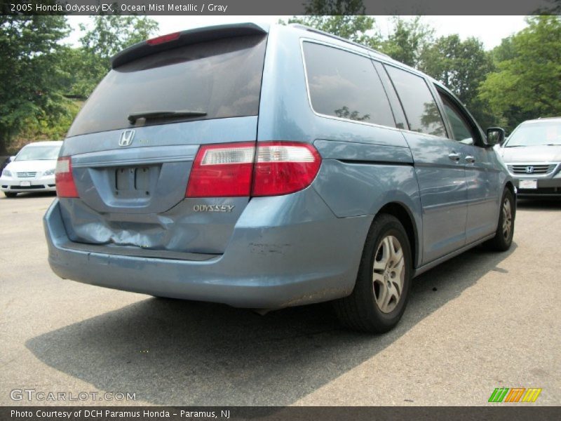 Ocean Mist Metallic / Gray 2005 Honda Odyssey EX