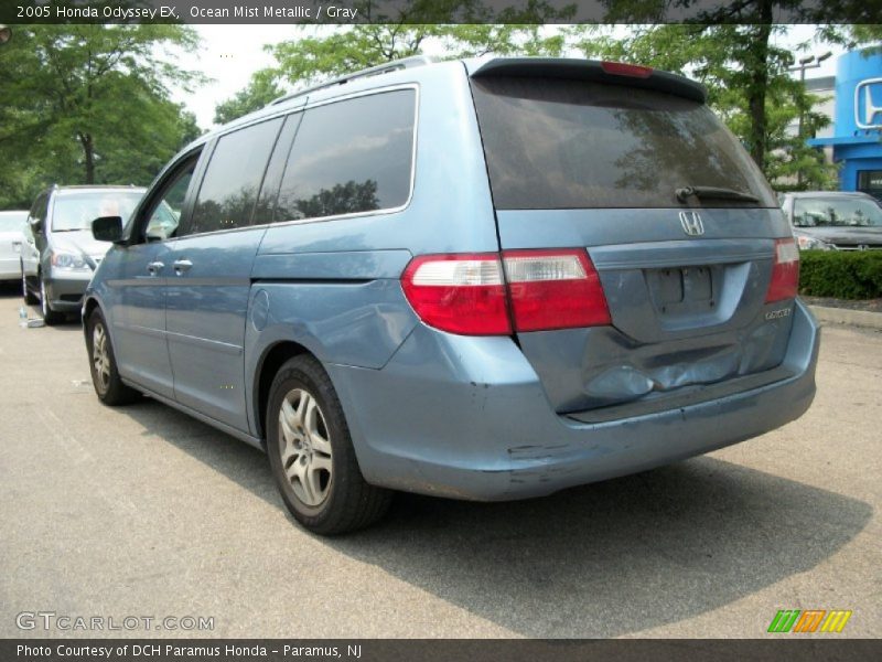 Ocean Mist Metallic / Gray 2005 Honda Odyssey EX