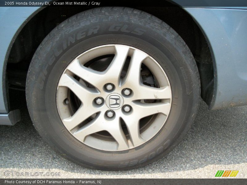 Ocean Mist Metallic / Gray 2005 Honda Odyssey EX