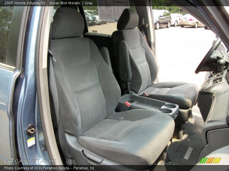 Ocean Mist Metallic / Gray 2005 Honda Odyssey EX