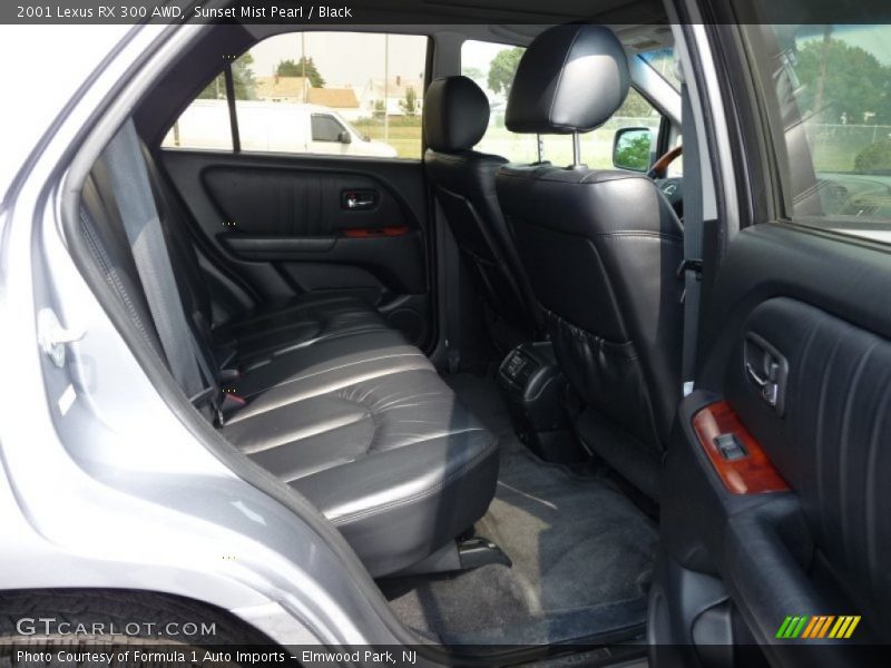 Sunset Mist Pearl / Black 2001 Lexus RX 300 AWD