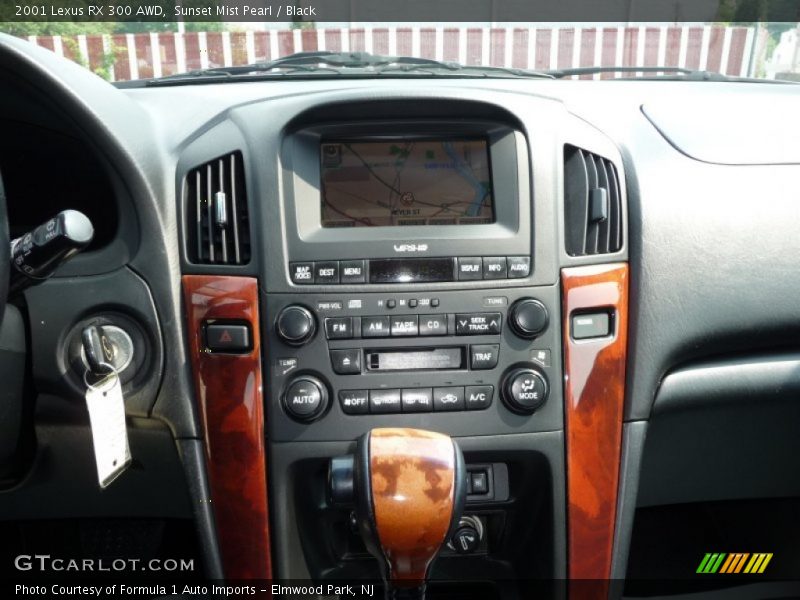 Sunset Mist Pearl / Black 2001 Lexus RX 300 AWD