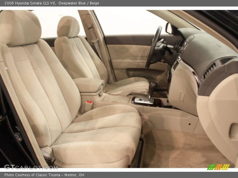 Deepwater Blue / Beige 2006 Hyundai Sonata GLS V6
