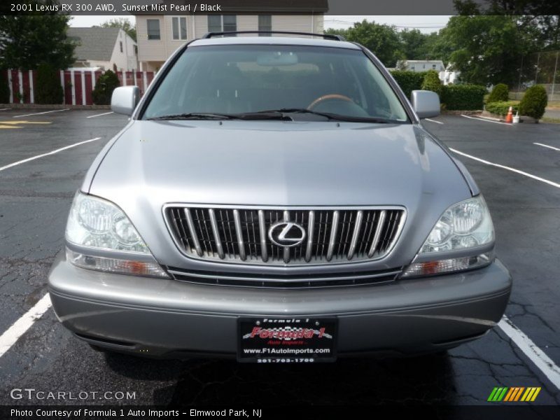 Sunset Mist Pearl / Black 2001 Lexus RX 300 AWD
