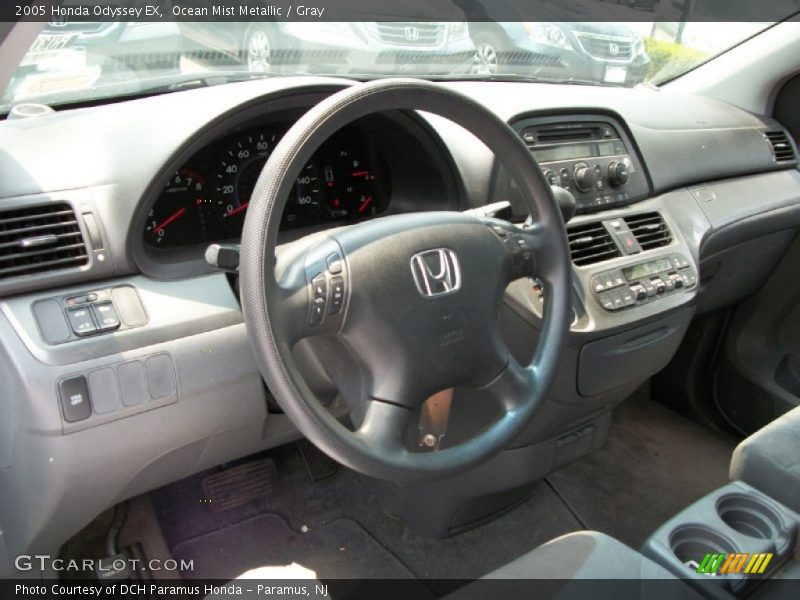Ocean Mist Metallic / Gray 2005 Honda Odyssey EX