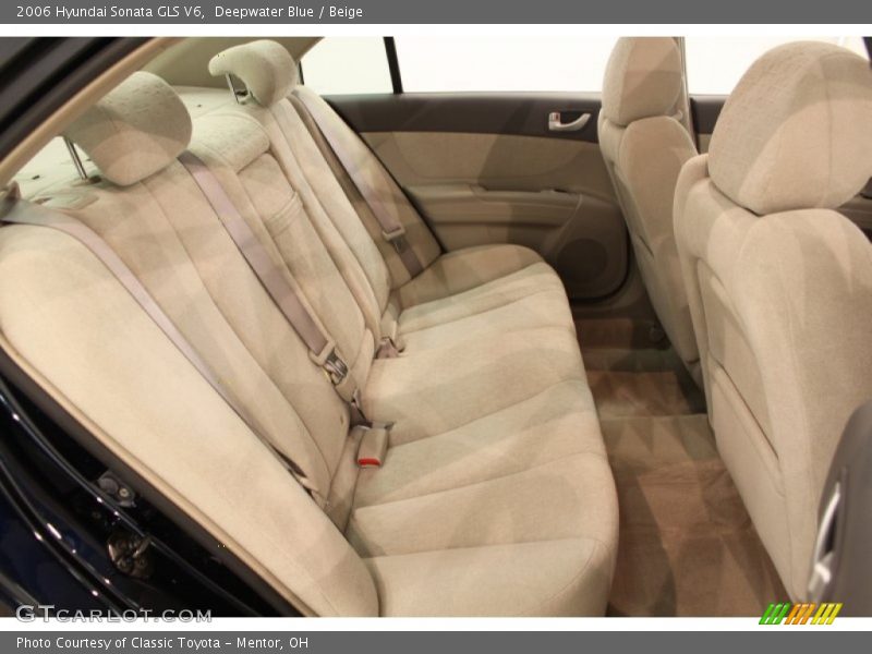 Deepwater Blue / Beige 2006 Hyundai Sonata GLS V6