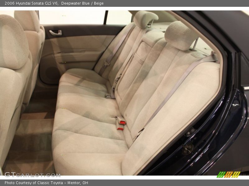 Deepwater Blue / Beige 2006 Hyundai Sonata GLS V6