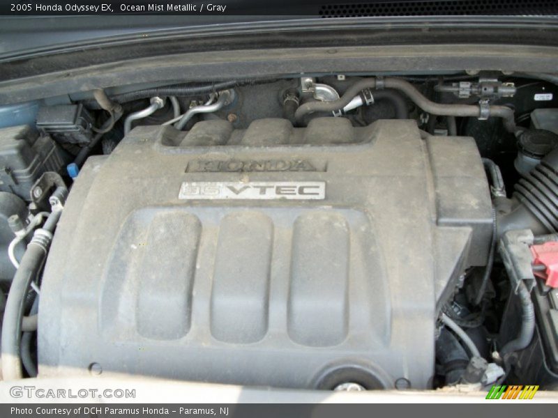 Ocean Mist Metallic / Gray 2005 Honda Odyssey EX