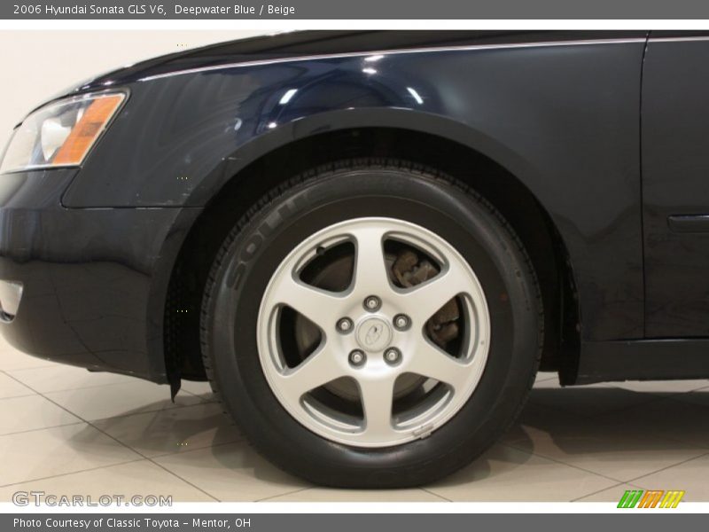 Deepwater Blue / Beige 2006 Hyundai Sonata GLS V6
