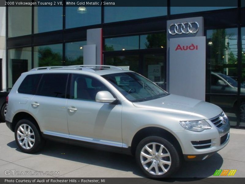 White Gold Metallic / Sienna 2008 Volkswagen Touareg 2 V8