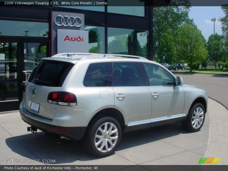 White Gold Metallic / Sienna 2008 Volkswagen Touareg 2 V8
