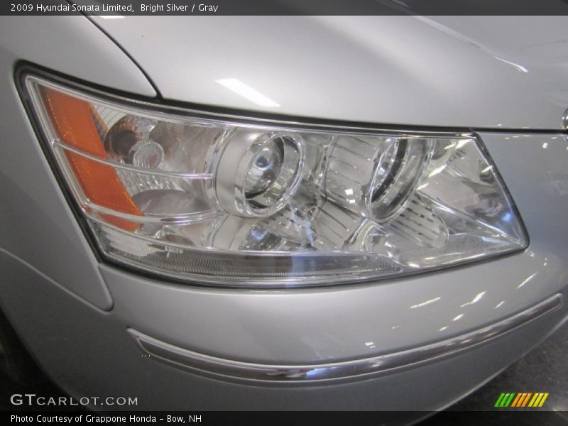 Bright Silver / Gray 2009 Hyundai Sonata Limited