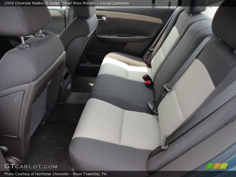 Silver Moss Metallic / Cocoa/Cashmere 2009 Chevrolet Malibu LS Sedan
