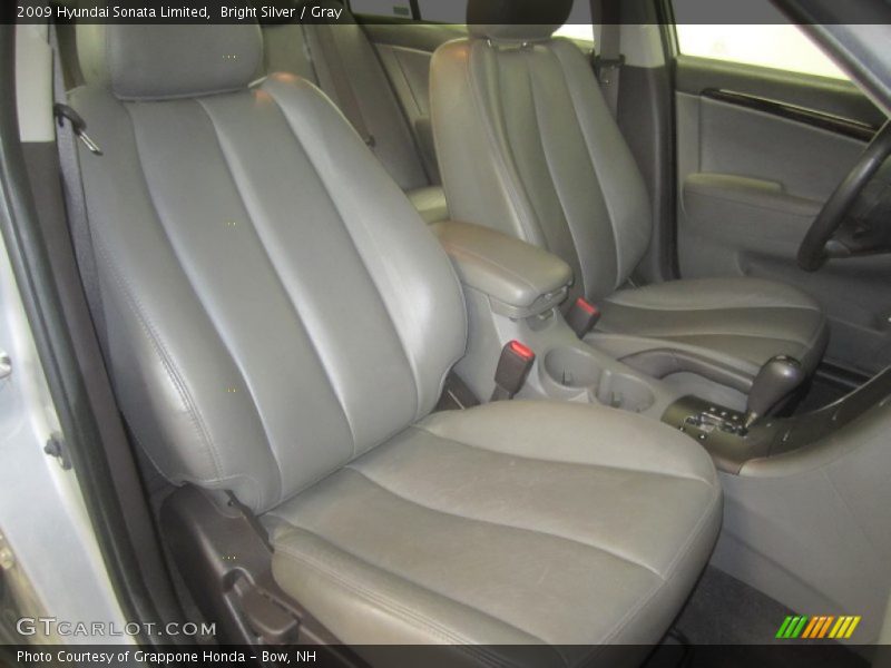 Bright Silver / Gray 2009 Hyundai Sonata Limited