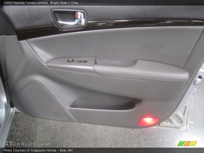 Bright Silver / Gray 2009 Hyundai Sonata Limited