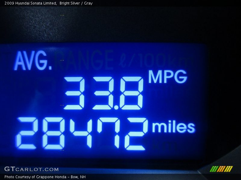 Bright Silver / Gray 2009 Hyundai Sonata Limited