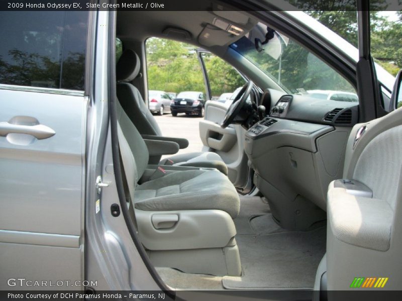 Slate Green Metallic / Olive 2009 Honda Odyssey EX