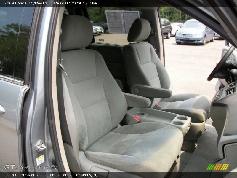 Slate Green Metallic / Olive 2009 Honda Odyssey EX