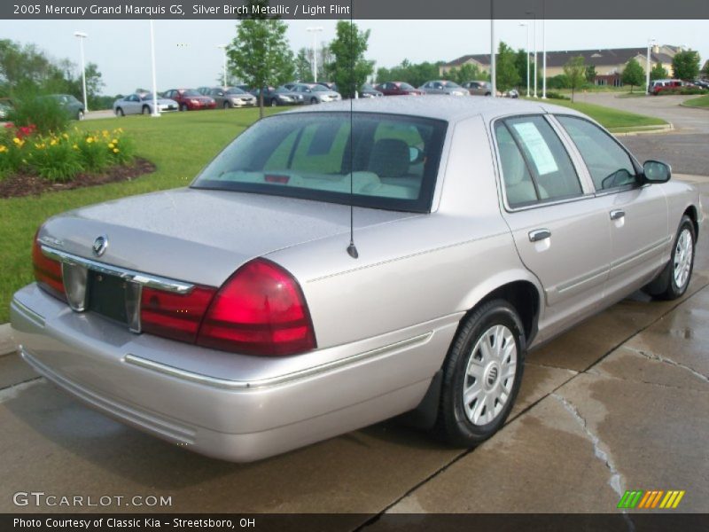 Silver Birch Metallic / Light Flint 2005 Mercury Grand Marquis GS