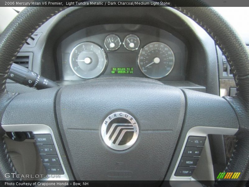 Light Tundra Metallic / Dark Charcoal/Medium Light Stone 2006 Mercury Milan V6 Premier