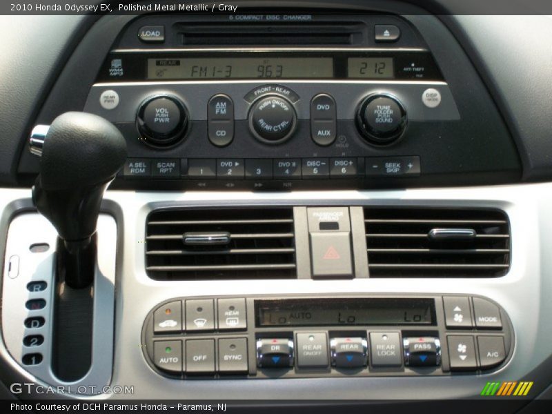 Controls of 2010 Odyssey EX