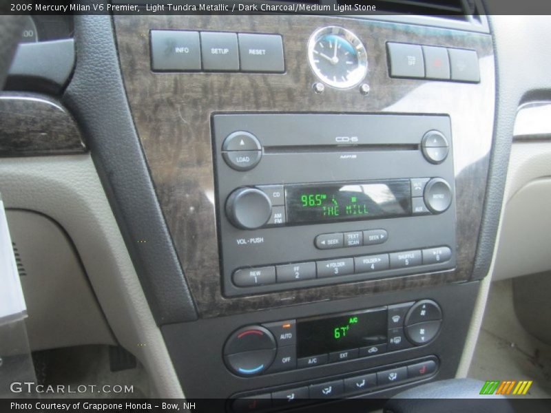 Light Tundra Metallic / Dark Charcoal/Medium Light Stone 2006 Mercury Milan V6 Premier
